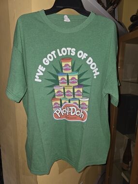 Men's Green Short-Sleeve Graphic Tee